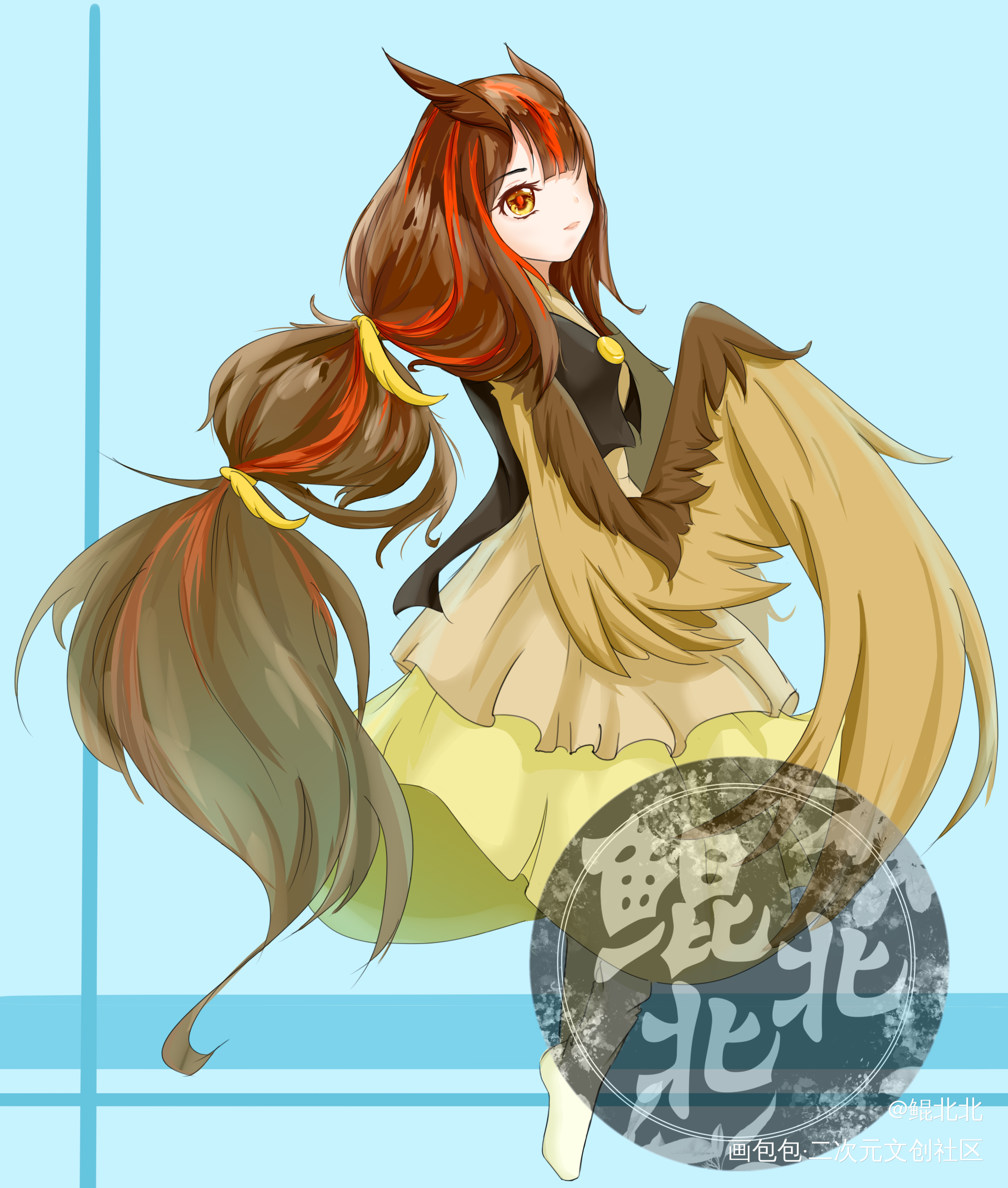 人设_板绘原创绘画作品