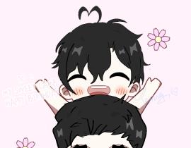 黎叔叔生日快乐！！！！_绘画作品