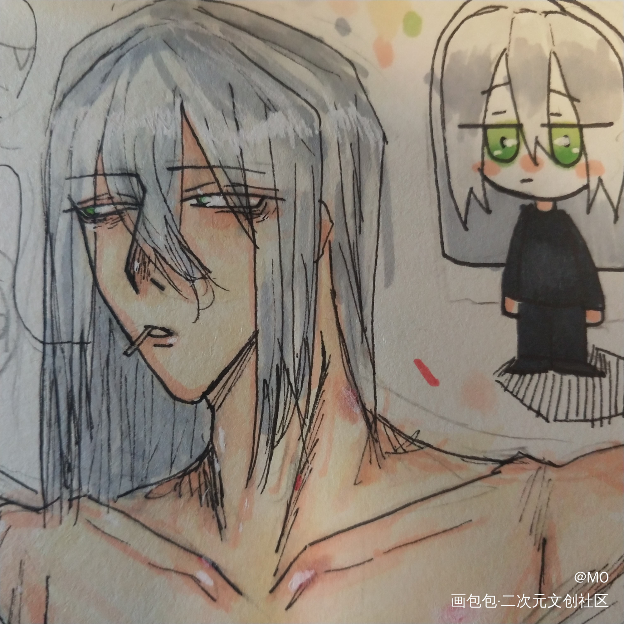 我儿_oc绘画作品