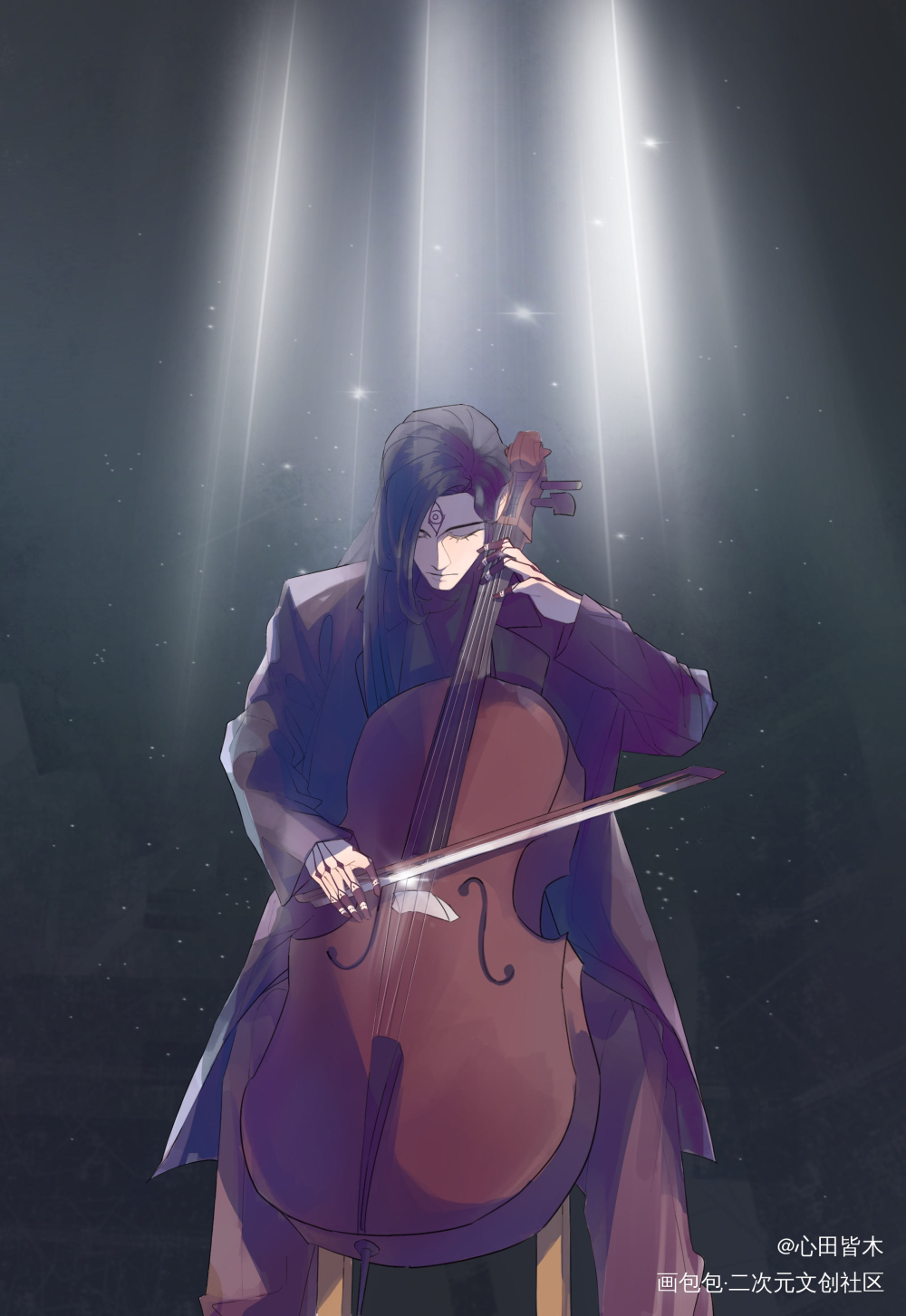 姬轩辕+巫炤_古剑奇谭姬轩辕巫炤绘画作品