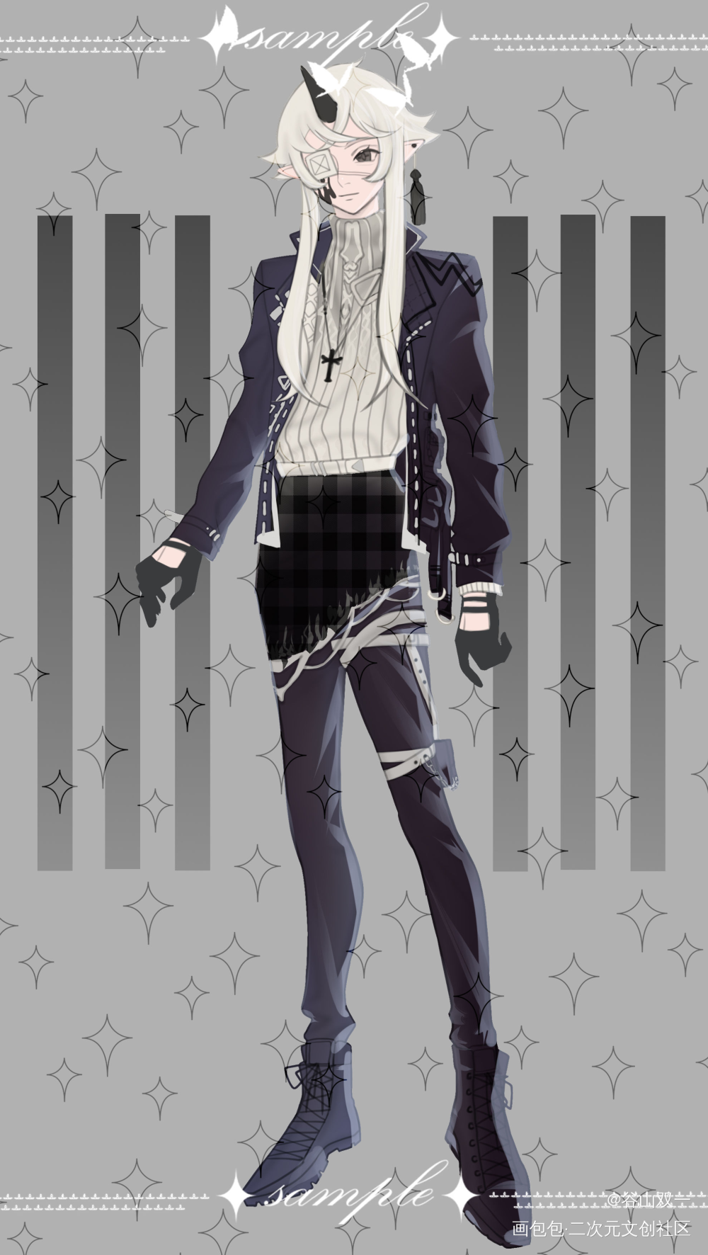 稿子_金主的设子原创oc绘画作品