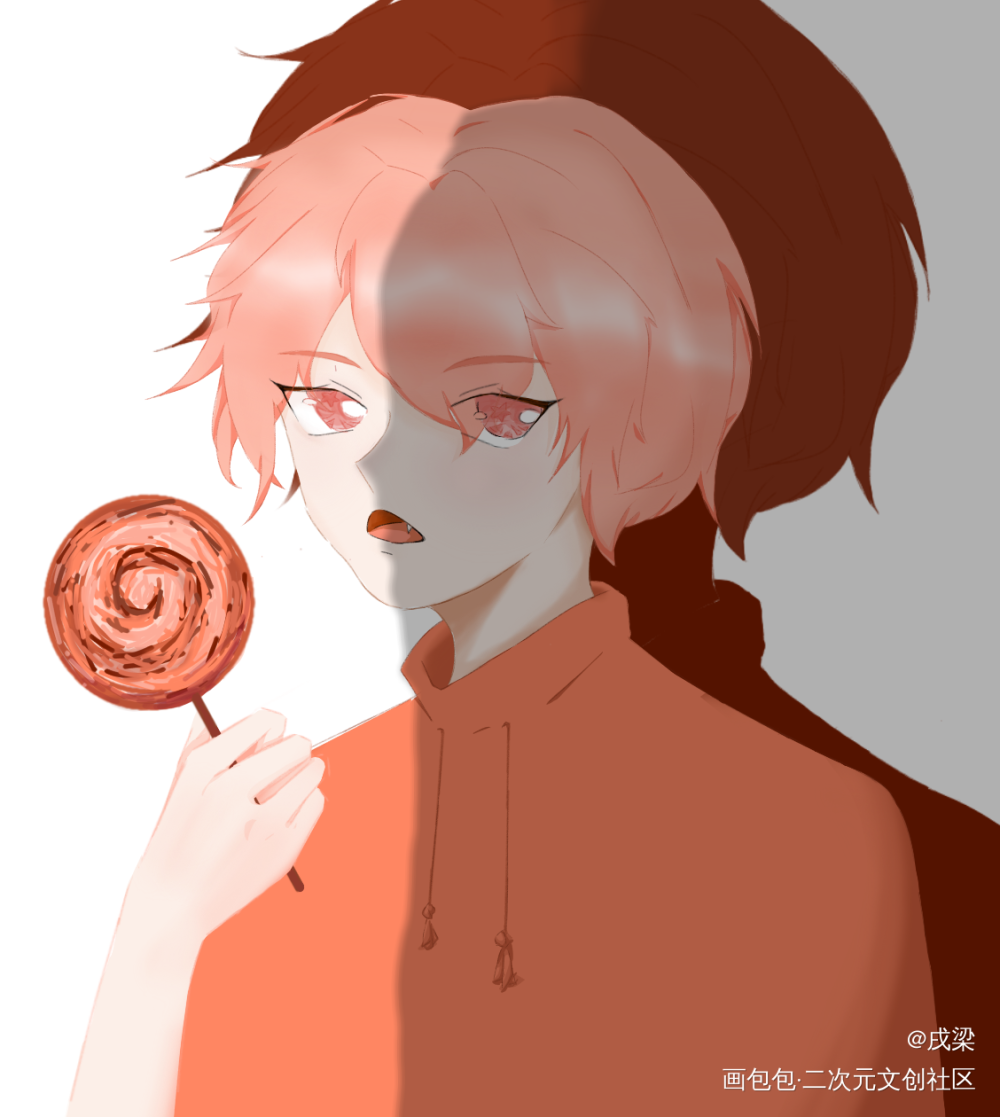 西柚味（？_平涂原创oc头像绘画作品