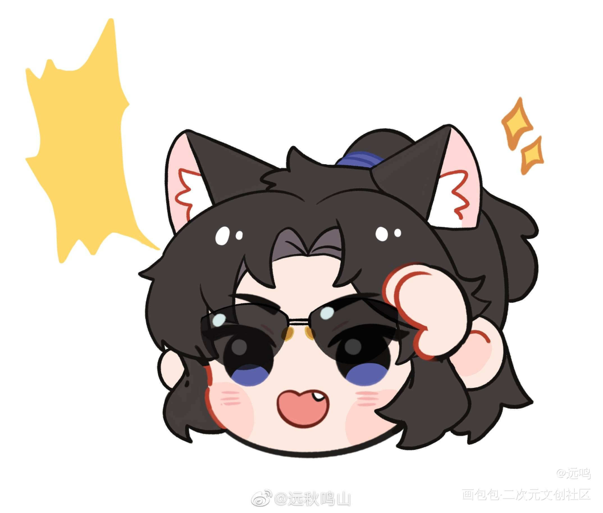 _二哈和他的白猫师尊绘画作品