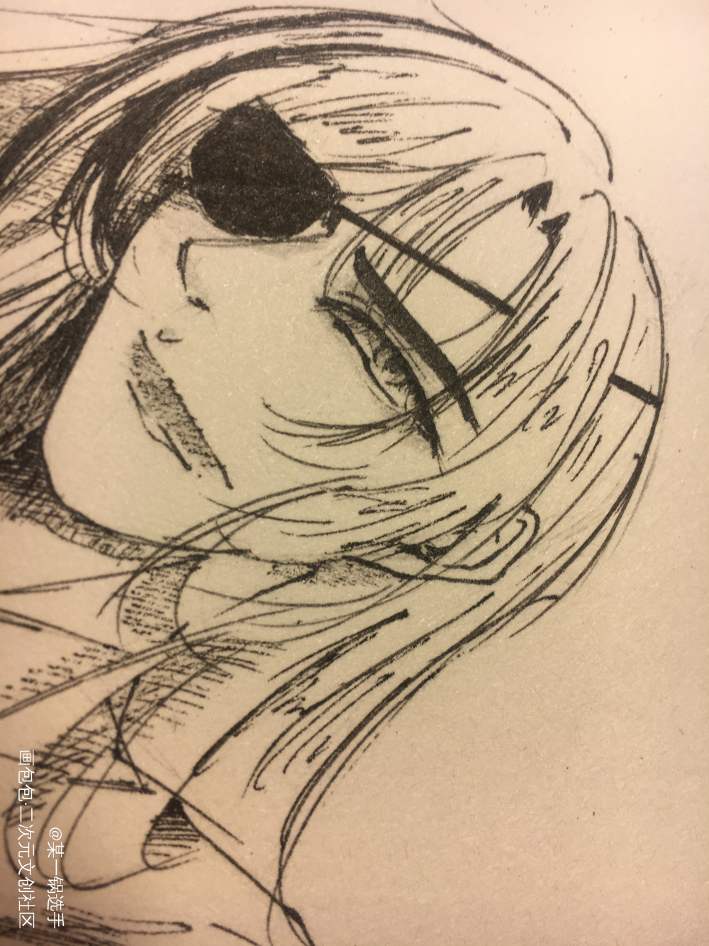 花城_天官赐福花城手绘黑白求点评我要上首推插画同人绘画作品