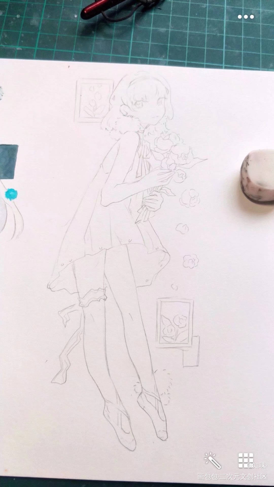 那个夏天_女孩子绘画作品