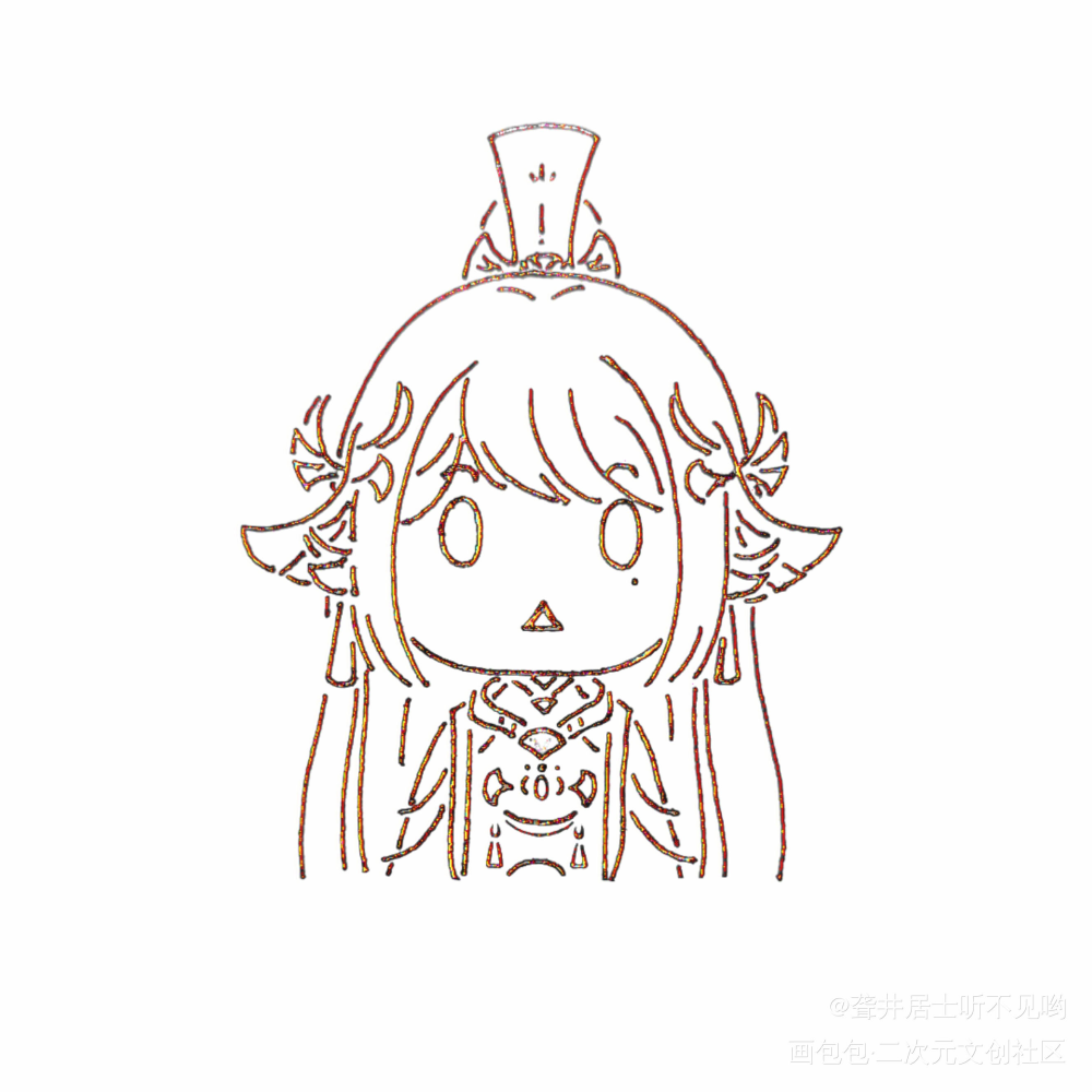 懵懵哒·小杏懵圈_食物语诗礼银杏Q版绘画作品