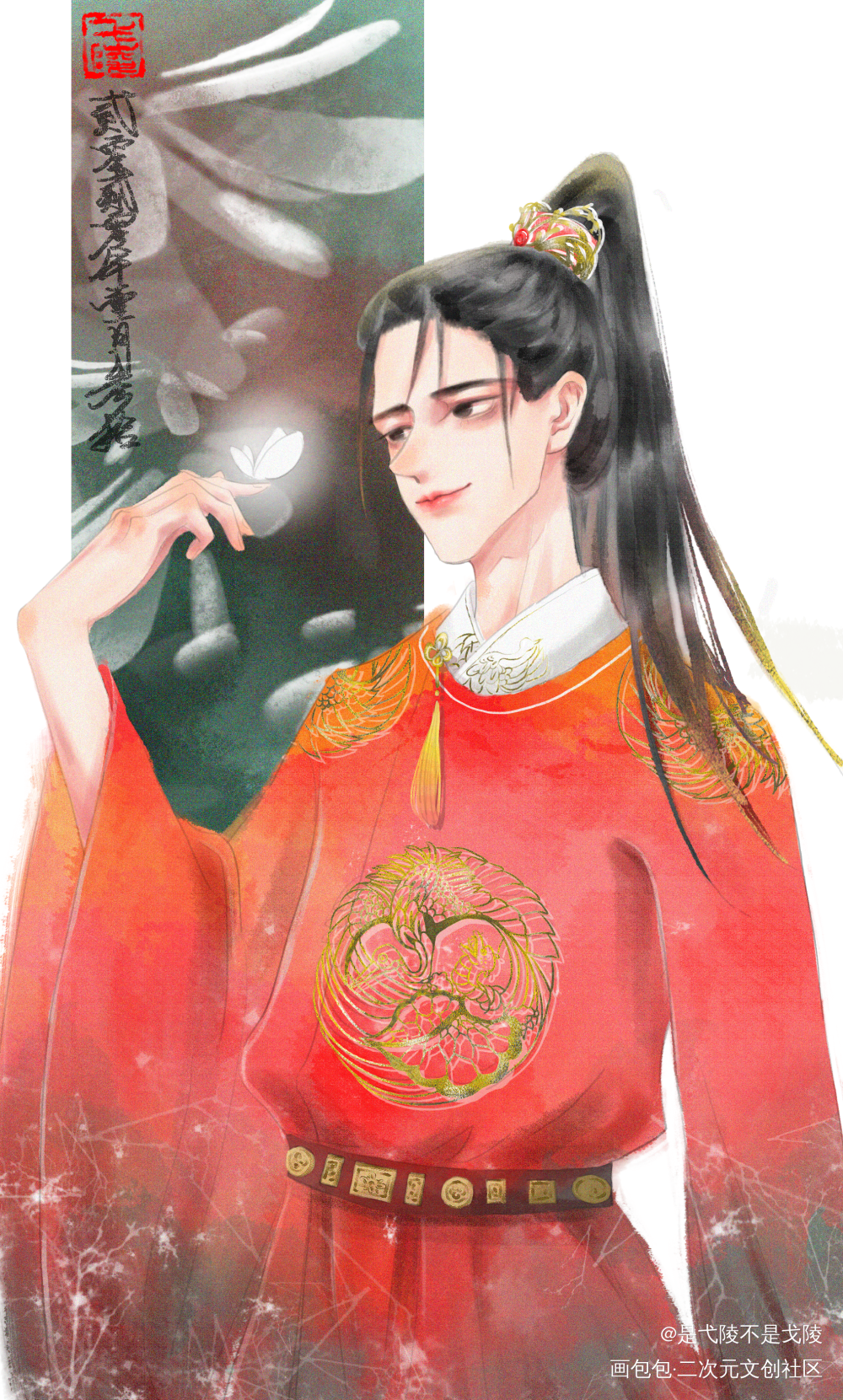 古风美少男（？）_原创oc绘画作品