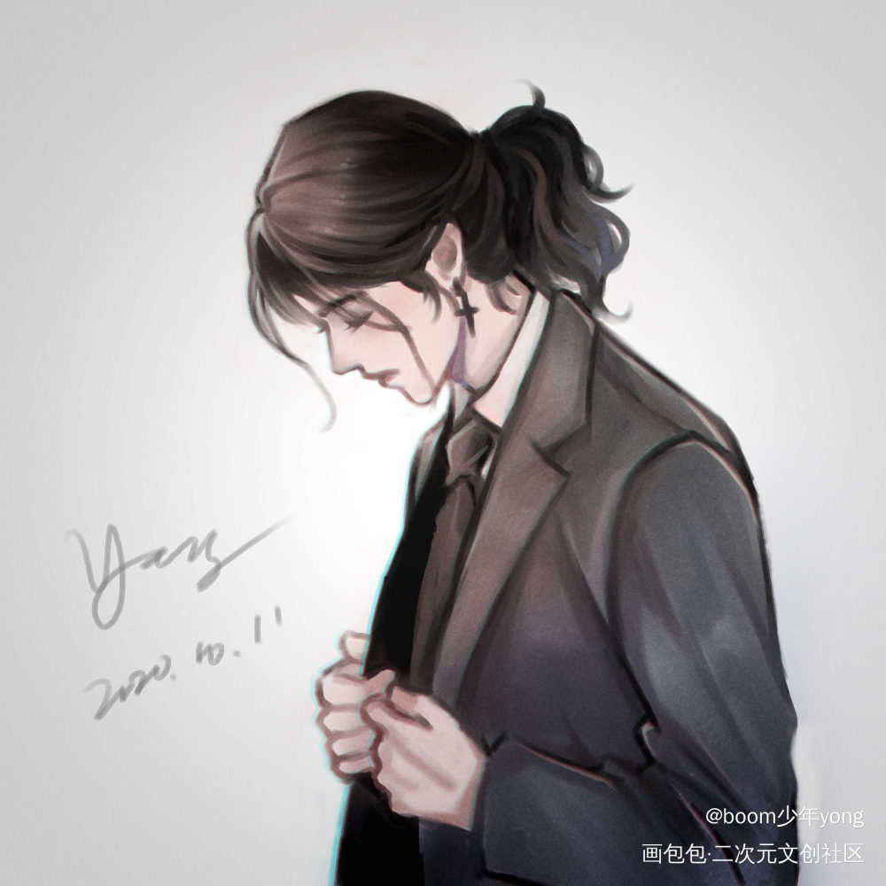 Drum尊Victor_韩僖宰厚涂饭绘绘画绘画作品