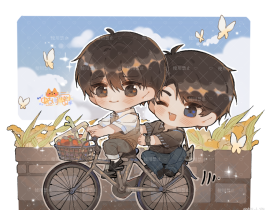 【严江】溜个弯～_绘画作品
