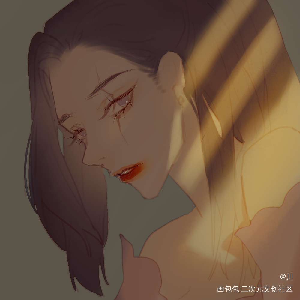 头像 五红_剑网3绘画作品
