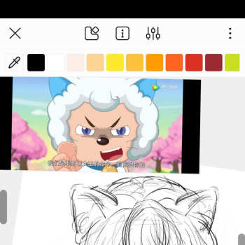 喜猫猫_喜羊羊与灰太狼绘画作品