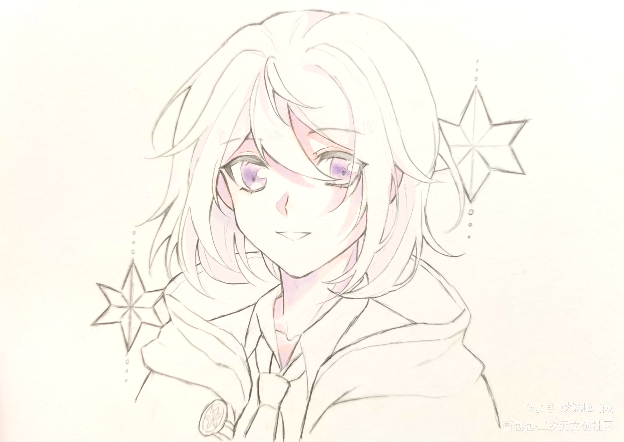 一批旧图补档_dearvocalistmomochi厚涂日系Q版原创oc绘画作品