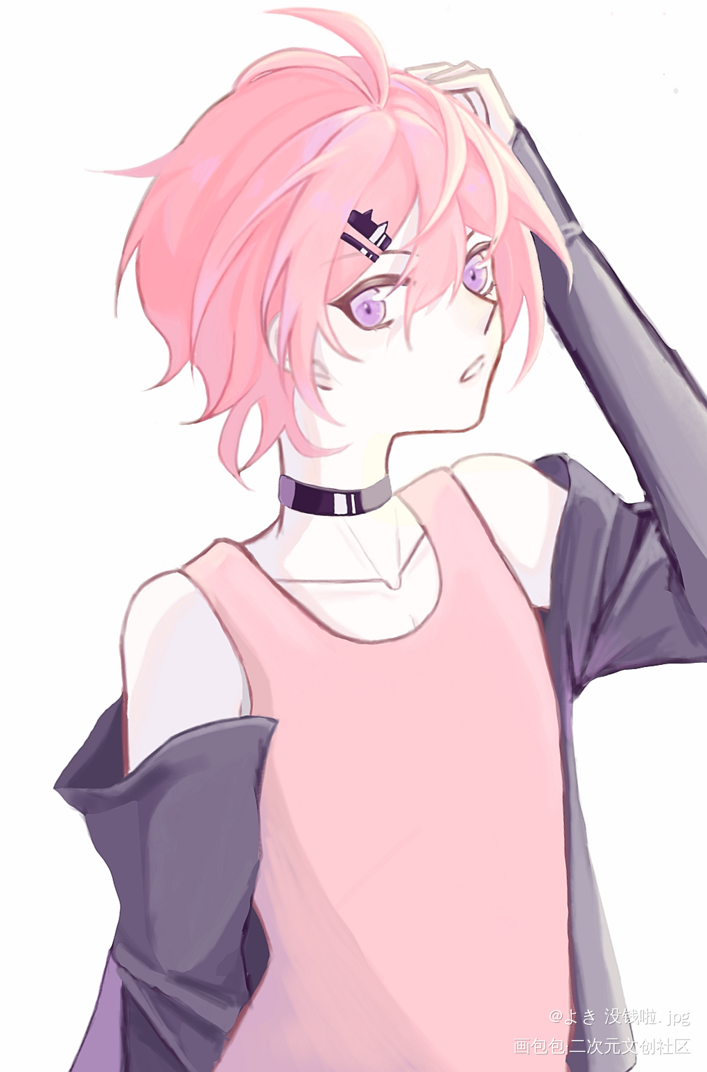 一批旧图补档_dearvocalistmomochi厚涂日系Q版原创oc绘画作品