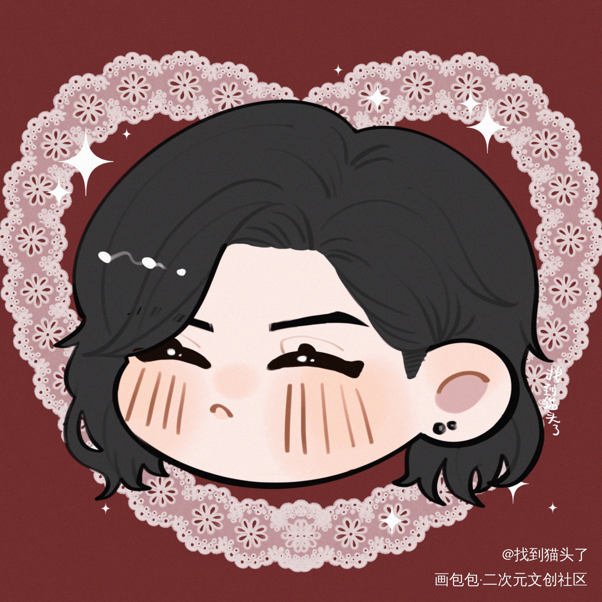 馒头脑袋_188男团晏周寒故晏明修何故宋居寒绘画作品