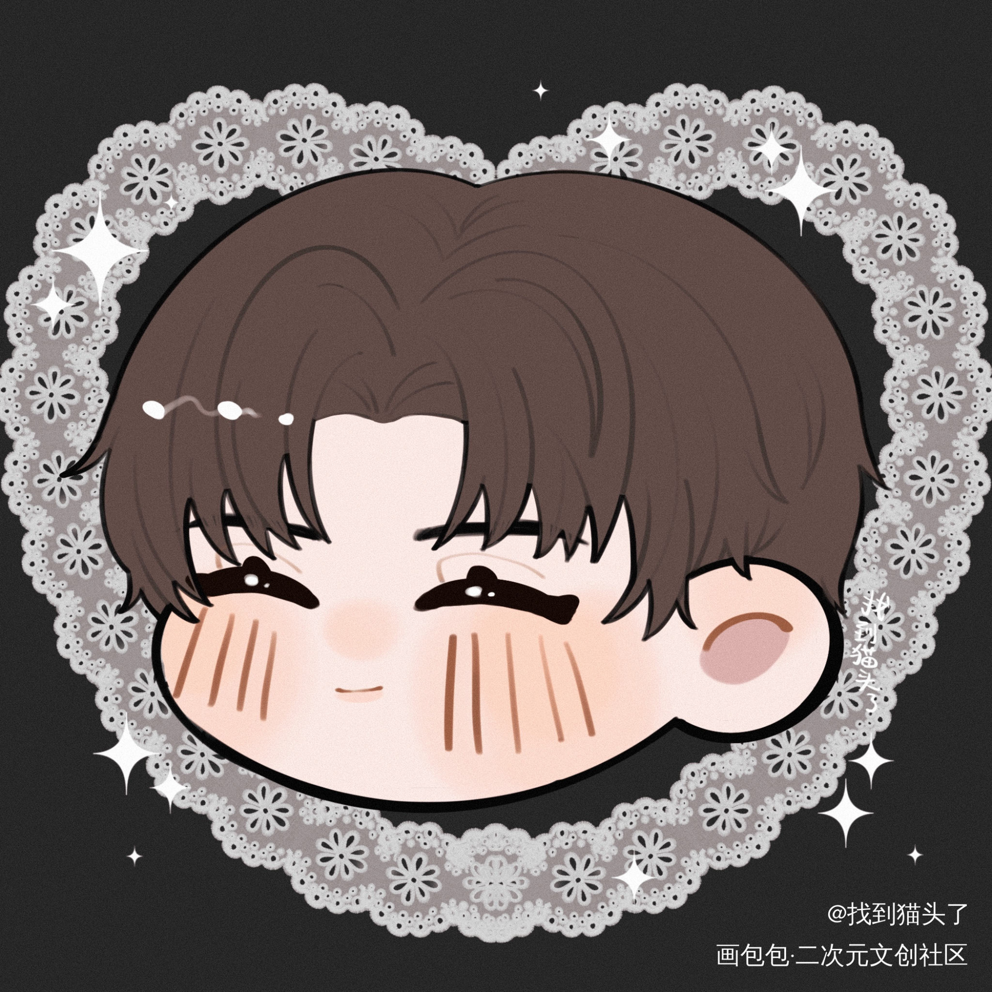 馒头脑袋_188男团李简洛羿李玉简隋英温小辉绘画作品