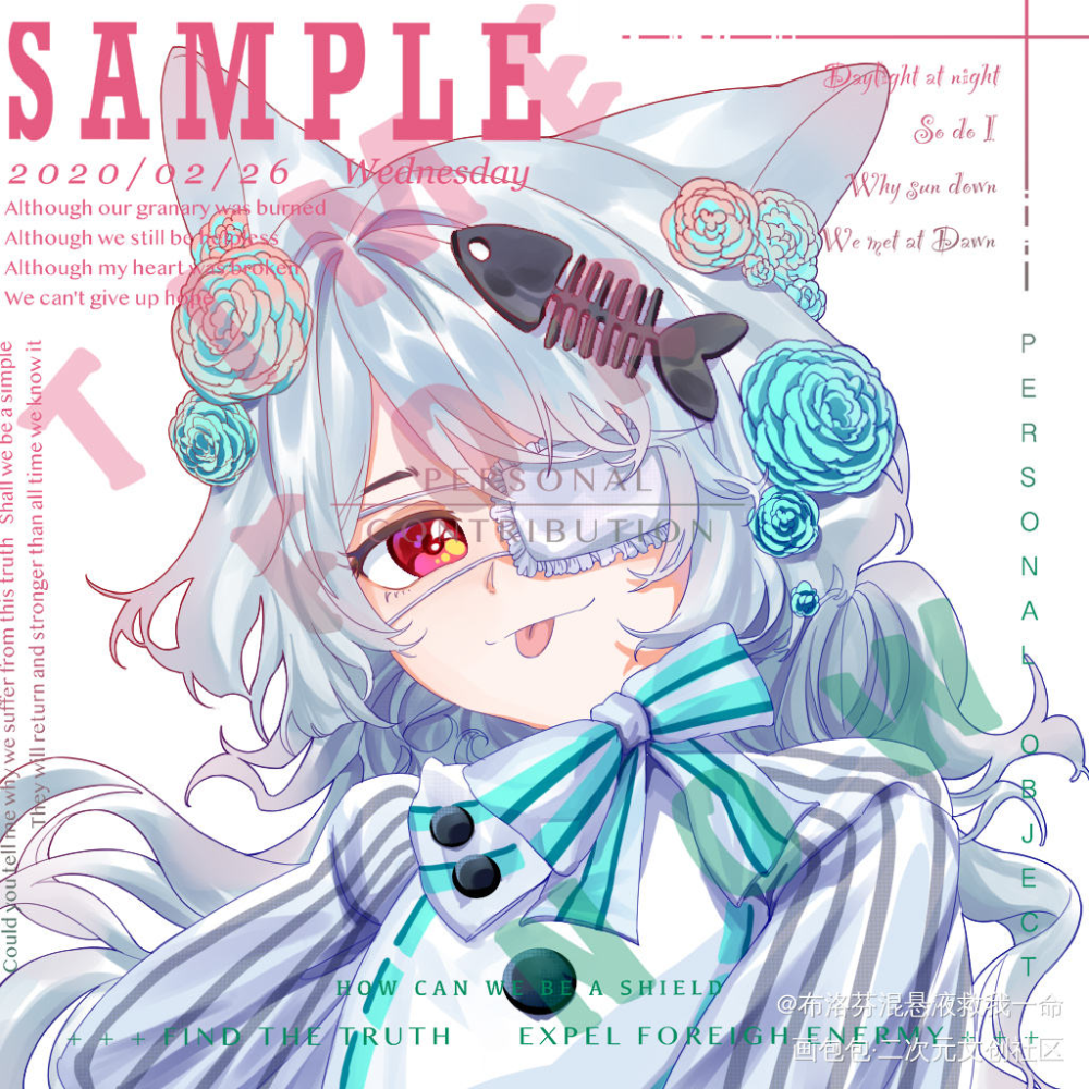 稿_平涂头像同人原创oc绘画作品