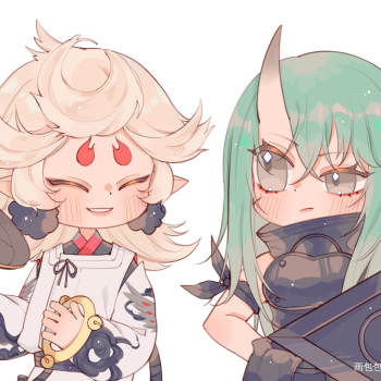 明日方舟阴阳师星熊童子星熊平涂日系q版求点评我要上首推同人绘画