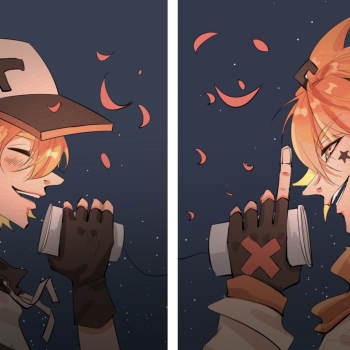 "嘘,是秘密"_凹凸世界嘉金金嘉德罗斯平涂我要上首推同人绘画作品