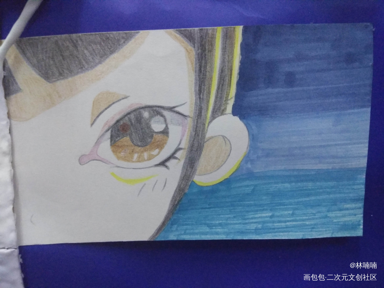 摸鱼_日系半临摹绘画作品