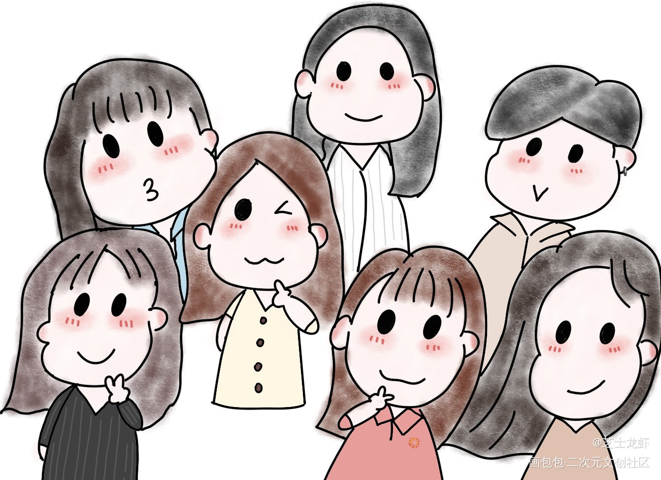我和我的姐妹们2.0？_毕业我要上首推生活原创绘画作品