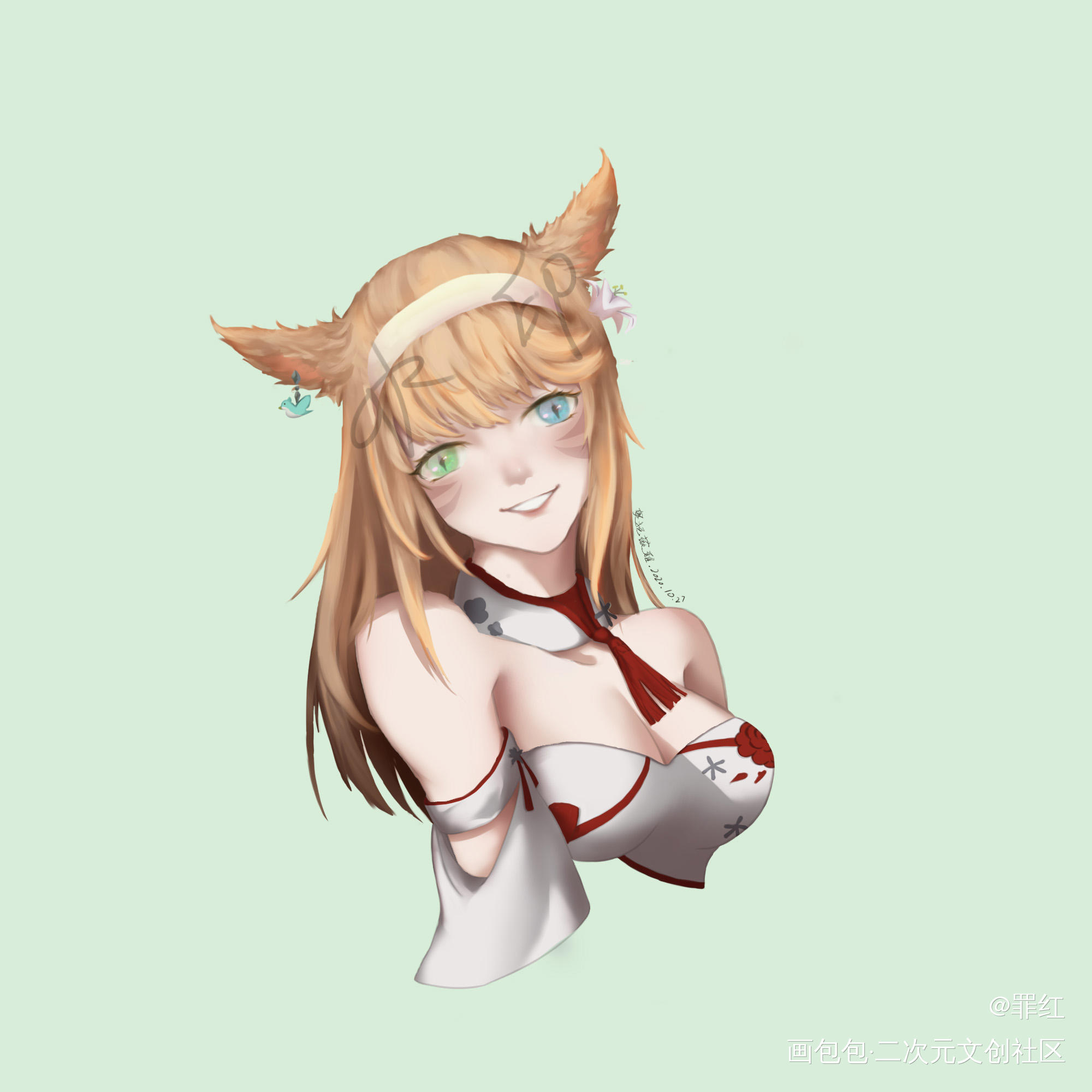 最终幻想14 猫娘_最终幻想14绘画作品