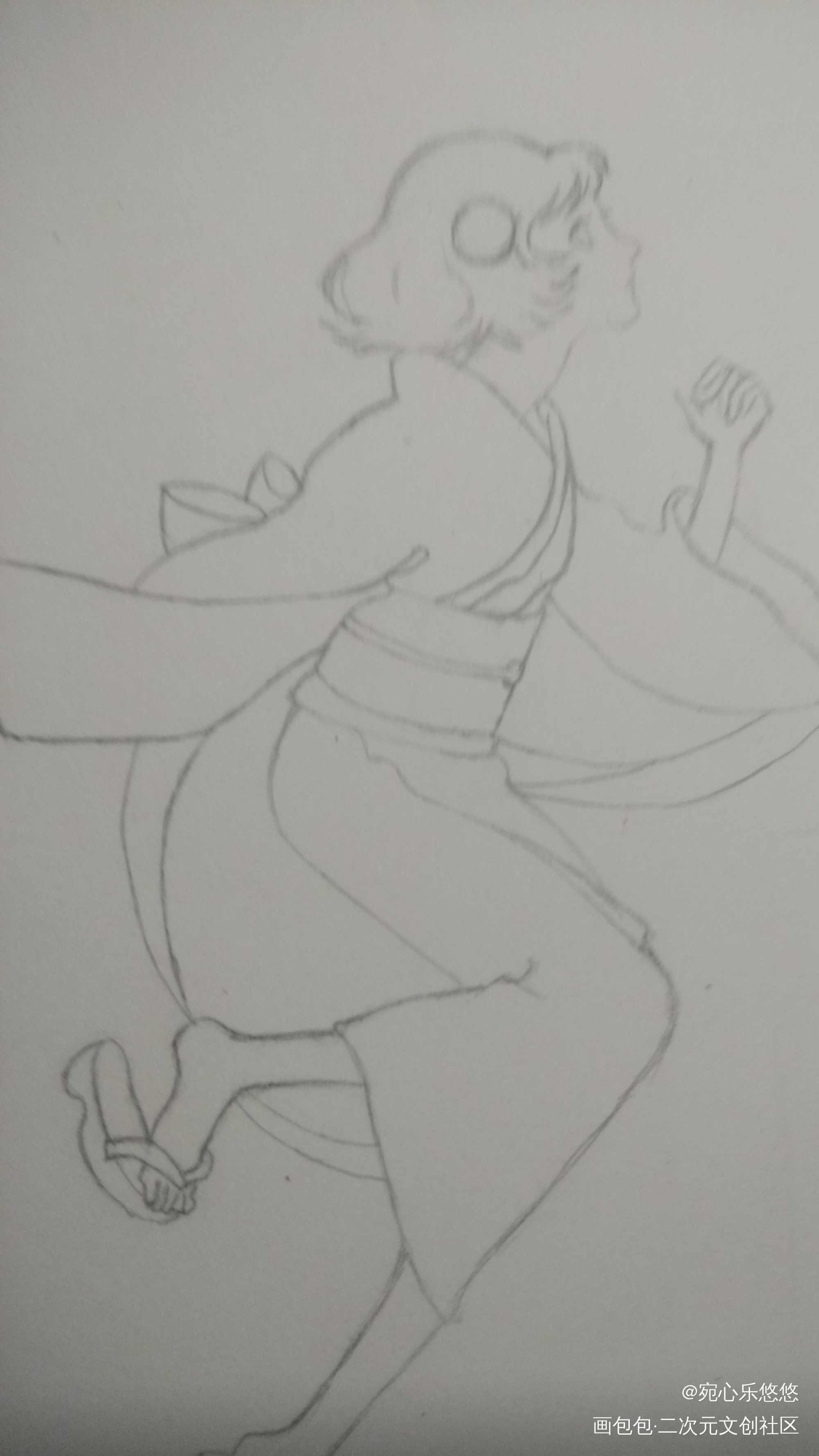 《日系少女》_日系插画临摹绘画作品