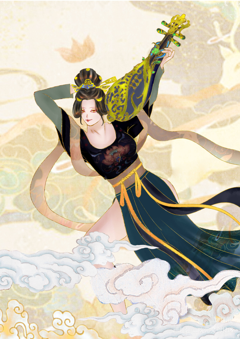 天涯明月刀华裳九州时装同人 起風 的绘画作品 画包包 天涯明月刀华裳九州时装同人 起風 的绘画作品 画包包