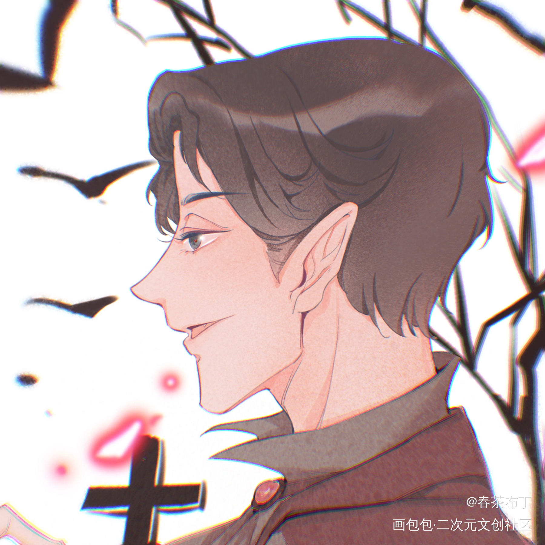 妹叔万圣节魅魔辛吸血鬼朔_谁把谁当真188男团黎朔赵锦辛绘画作品