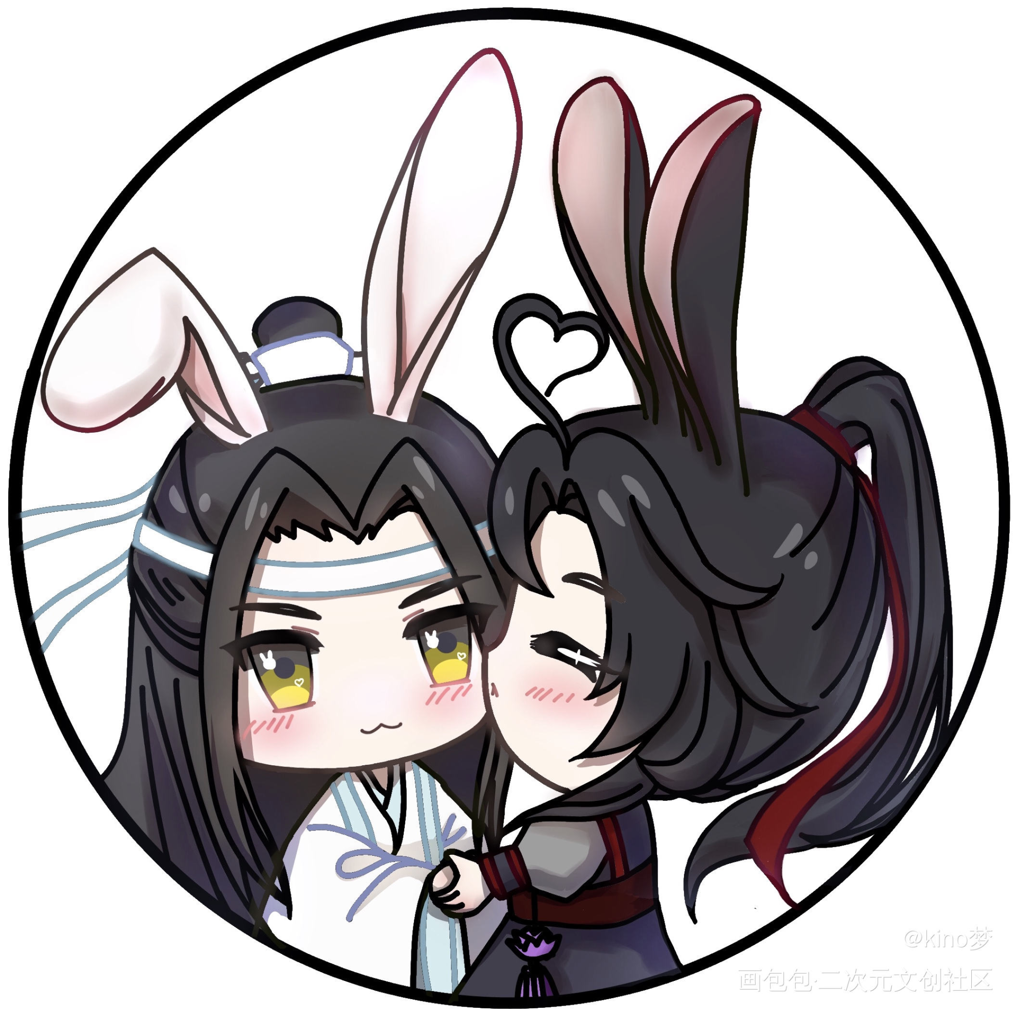 #魏无羡1031生日快乐#_魔道祖师忘羡蓝忘机魏无羡Q版绘画作品