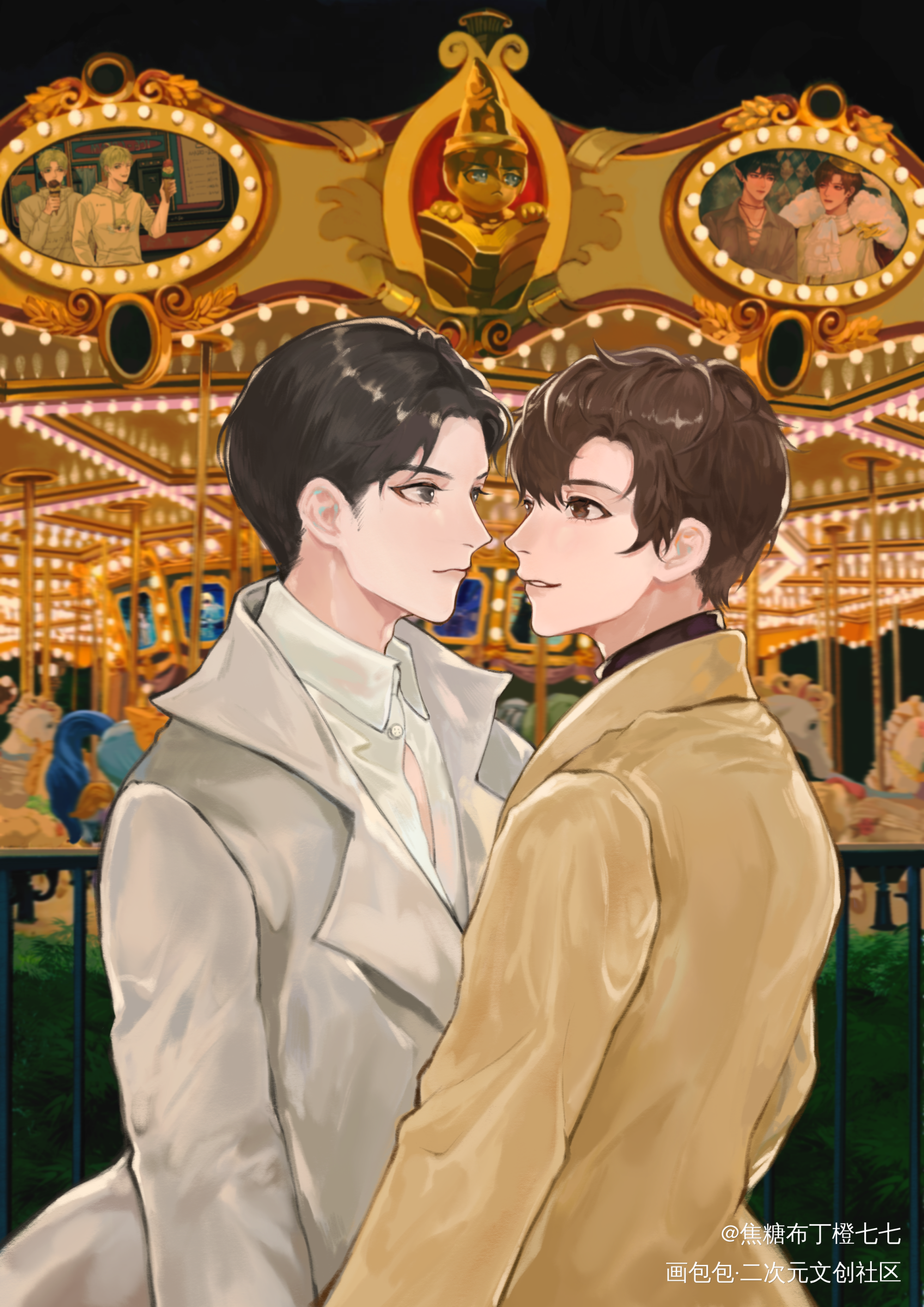 静恒gg生日快乐！_残次品林静恒林静恒厚涂日系插画绘画作品