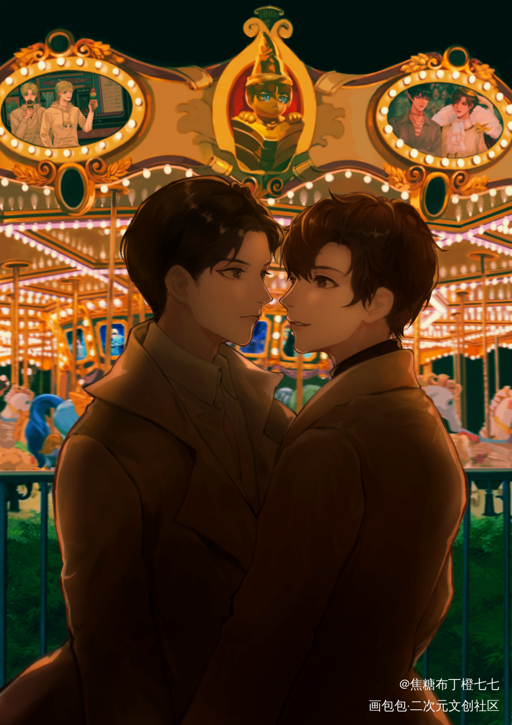 静恒gg生日快乐！_残次品林静恒林静恒厚涂日系插画绘画作品