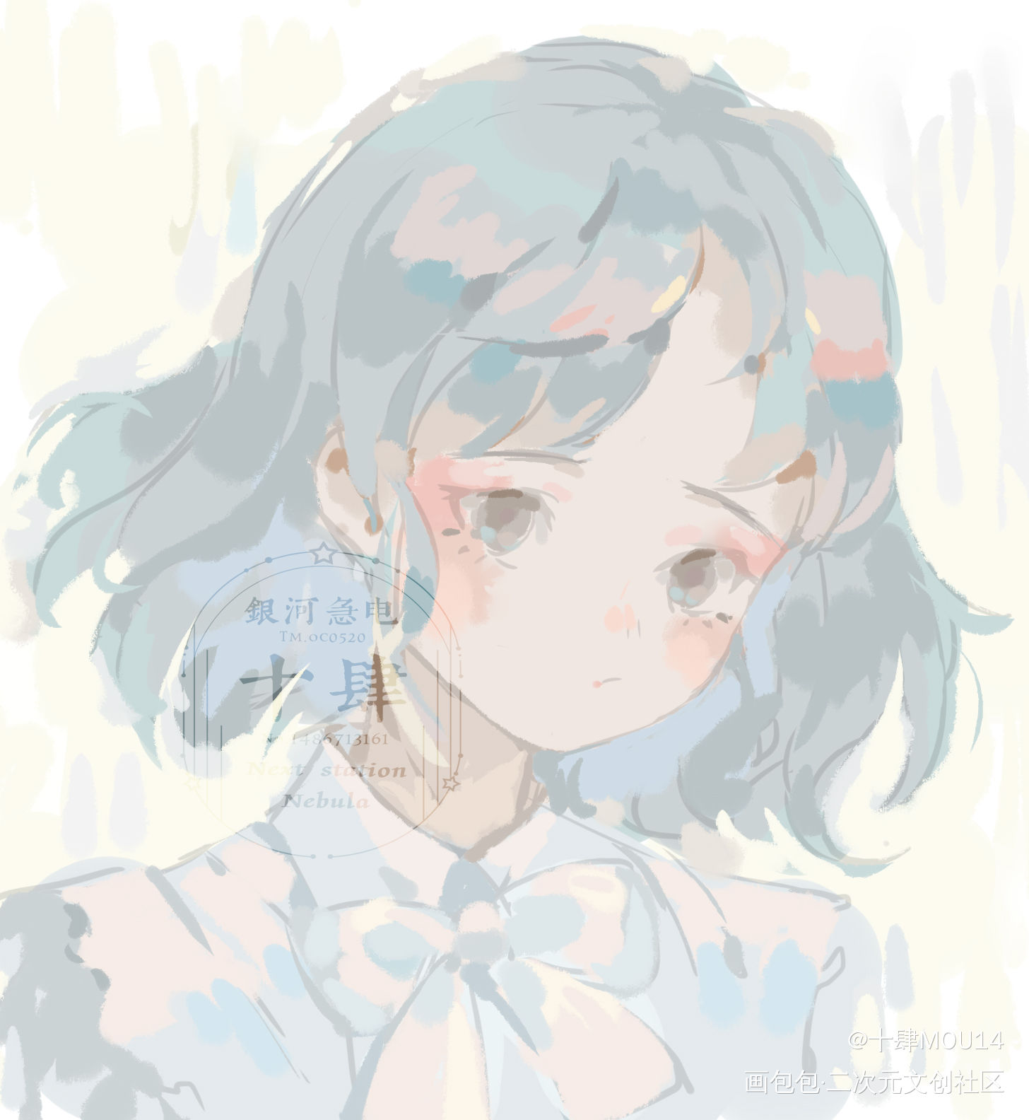 摸鱼_原创绘画作品
