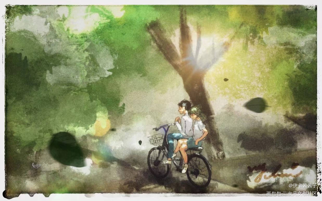 夏日限定+_188男团洛羿温小辉平涂日系求配文我要上首推插画同人绘画作品
