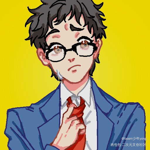 Yuppie psycho_雅皮士精神Brian平涂同人绘画作品