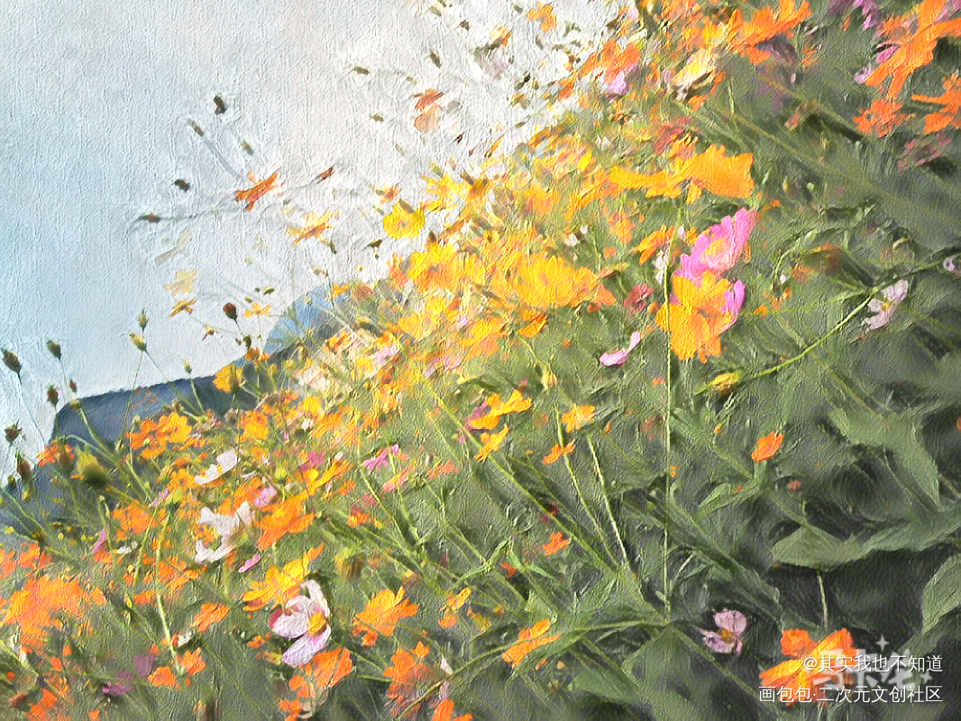 杂花_油画原创绘画作品