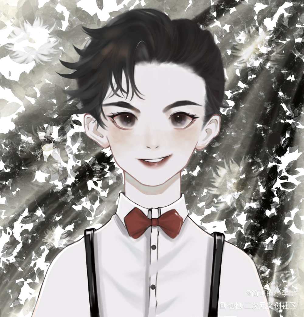 小简哥_188男团简隋英绘画作品