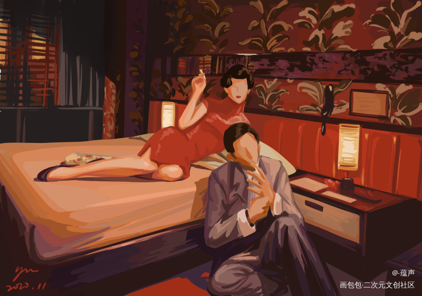 都怪这花样年华太刺激_花样年华绘画作品