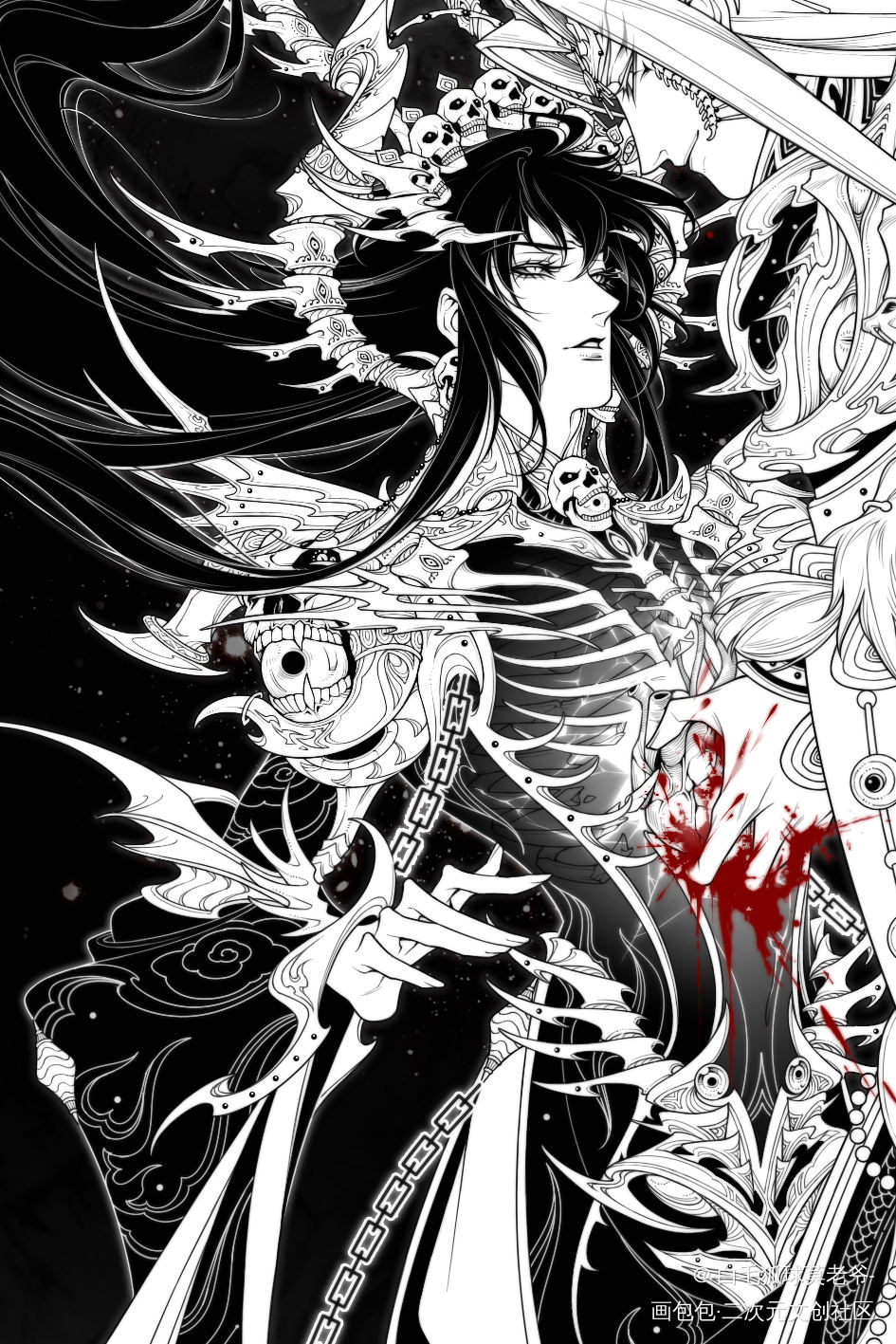 【原创系列】——阎罗变_平涂我要上首推插画原创设计原创oc绘画作品