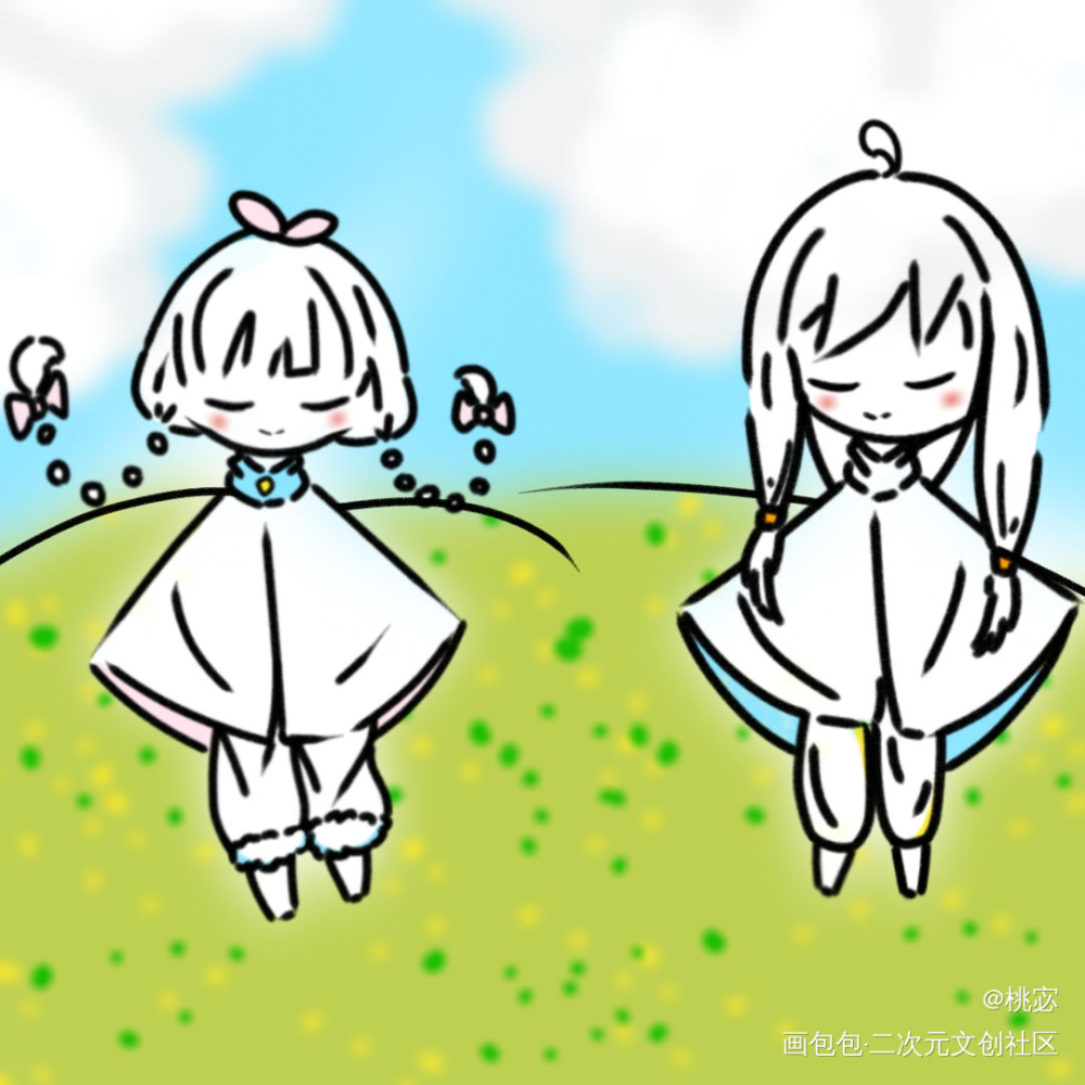 你喜欢双麻花还是单麻花嘞_光遇sky光遇绘画作品