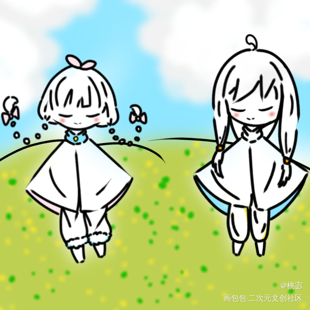 你喜欢双麻花还是单麻花嘞_光遇sky光遇绘画作品
