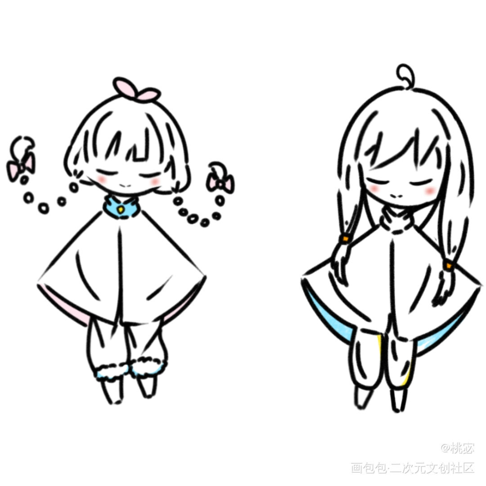 你喜欢双麻花还是单麻花嘞_光遇sky光遇绘画作品