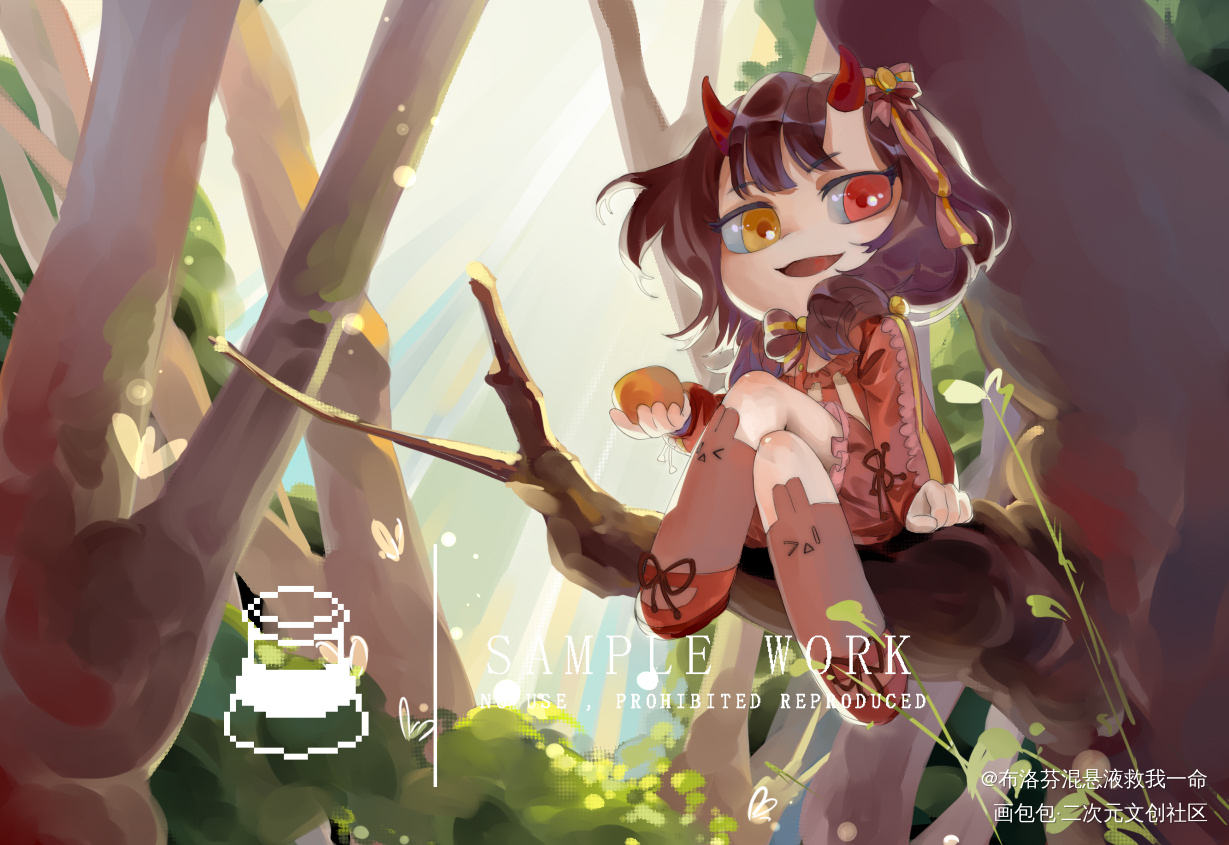 稿_Q版插画原创oc绘画作品