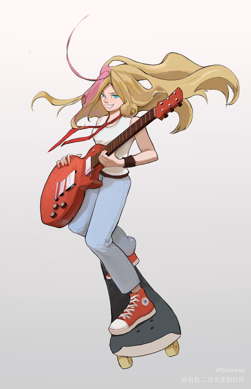 Avril Lavigne_艾薇儿厚涂头像插画同人原创绘画作品