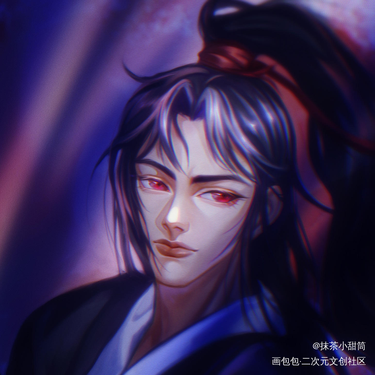 夷陵老祖_魔道祖师夷陵老祖魏无羡厚涂我要上首推插画同人绘画作品