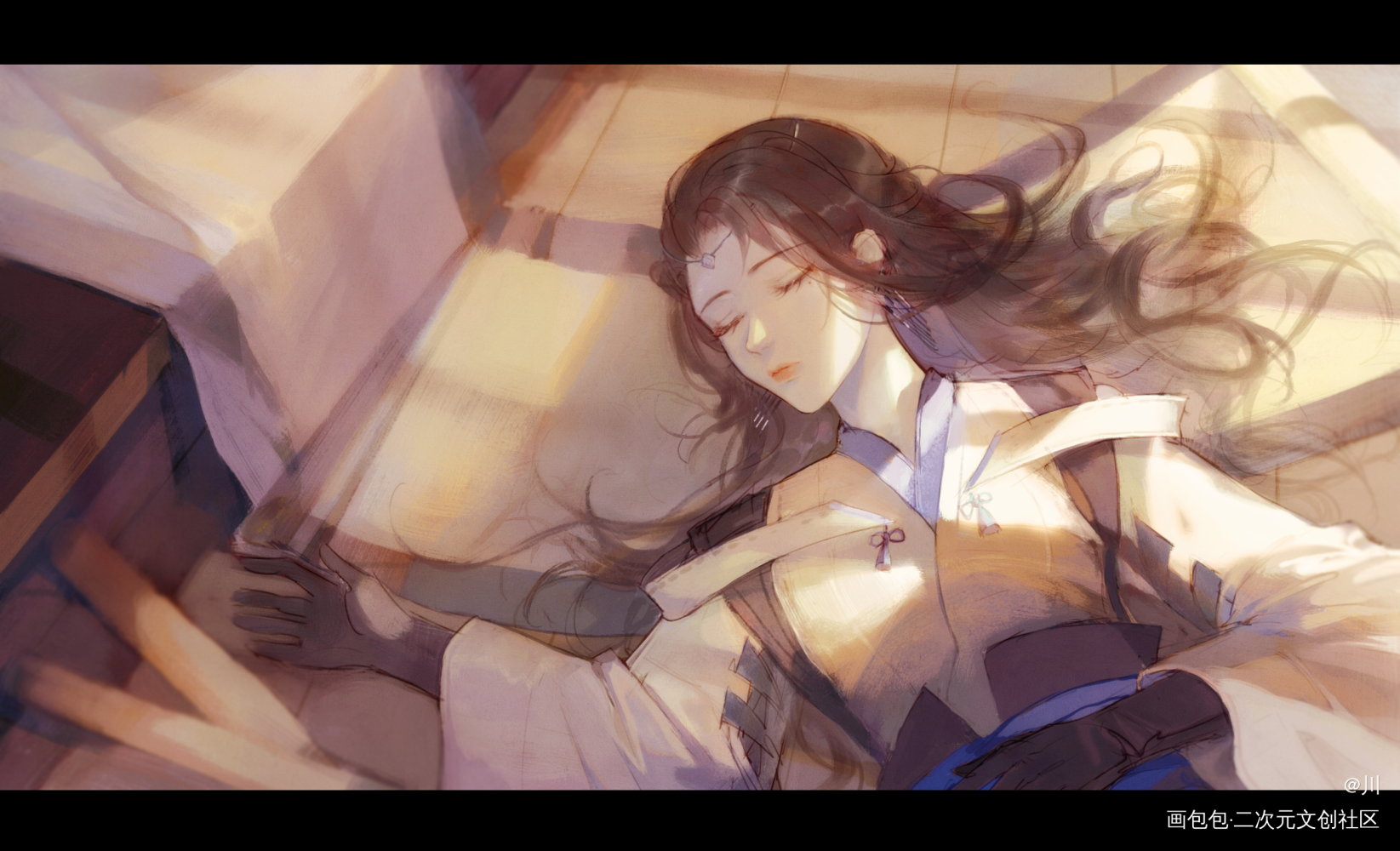 啊哈_剑网3古风绘画作品
