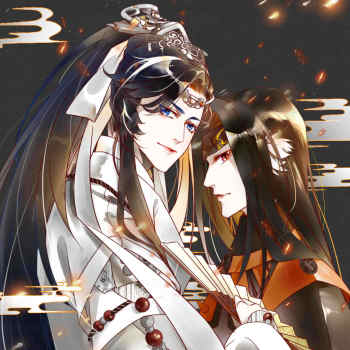 史藏生贺_金光布袋戏史藏藏镜人史艳文平涂插画同人绘画作品