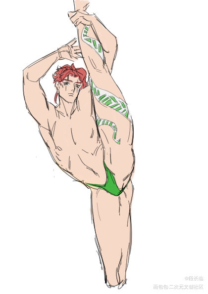 这也是承花_JOJO的奇妙冒险空条承太郎花京院典明绘画作品