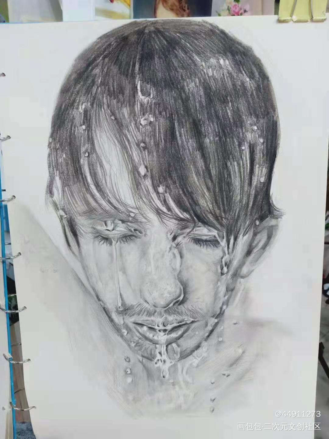 凑数_摸鱼绘画作品