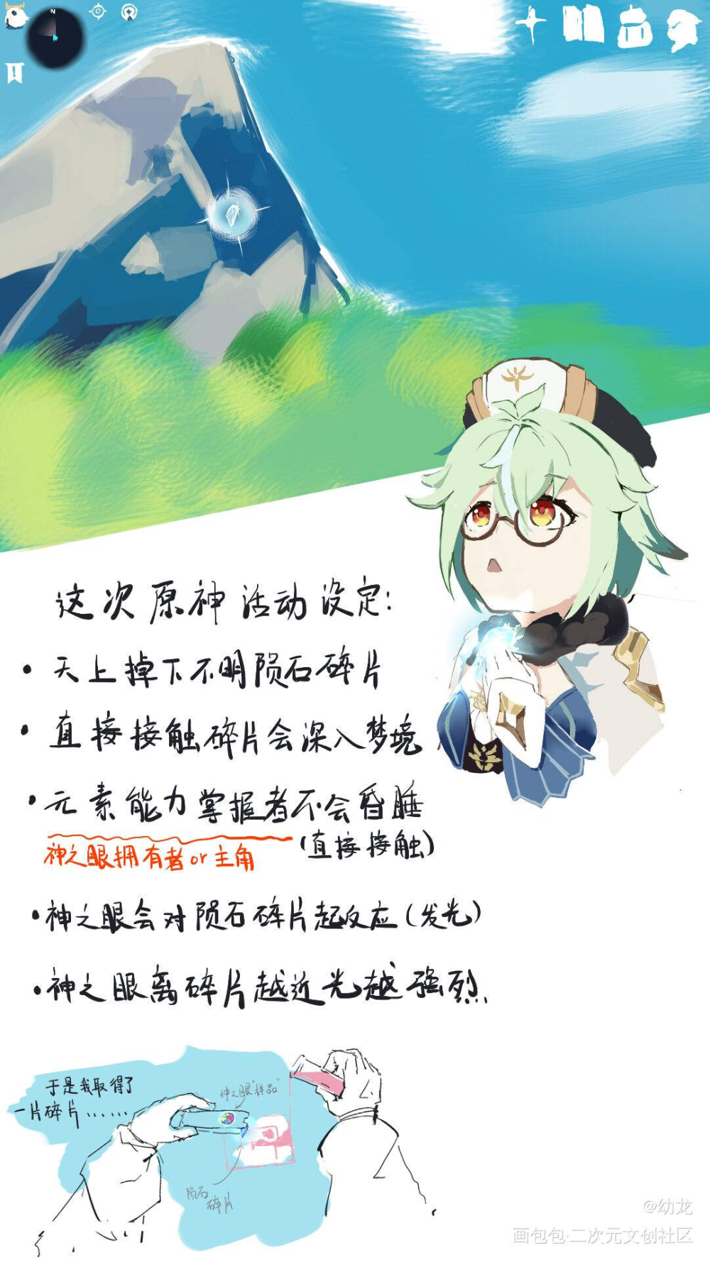 根据原神新活动想到的一点东西_原神砂糖绘画作品