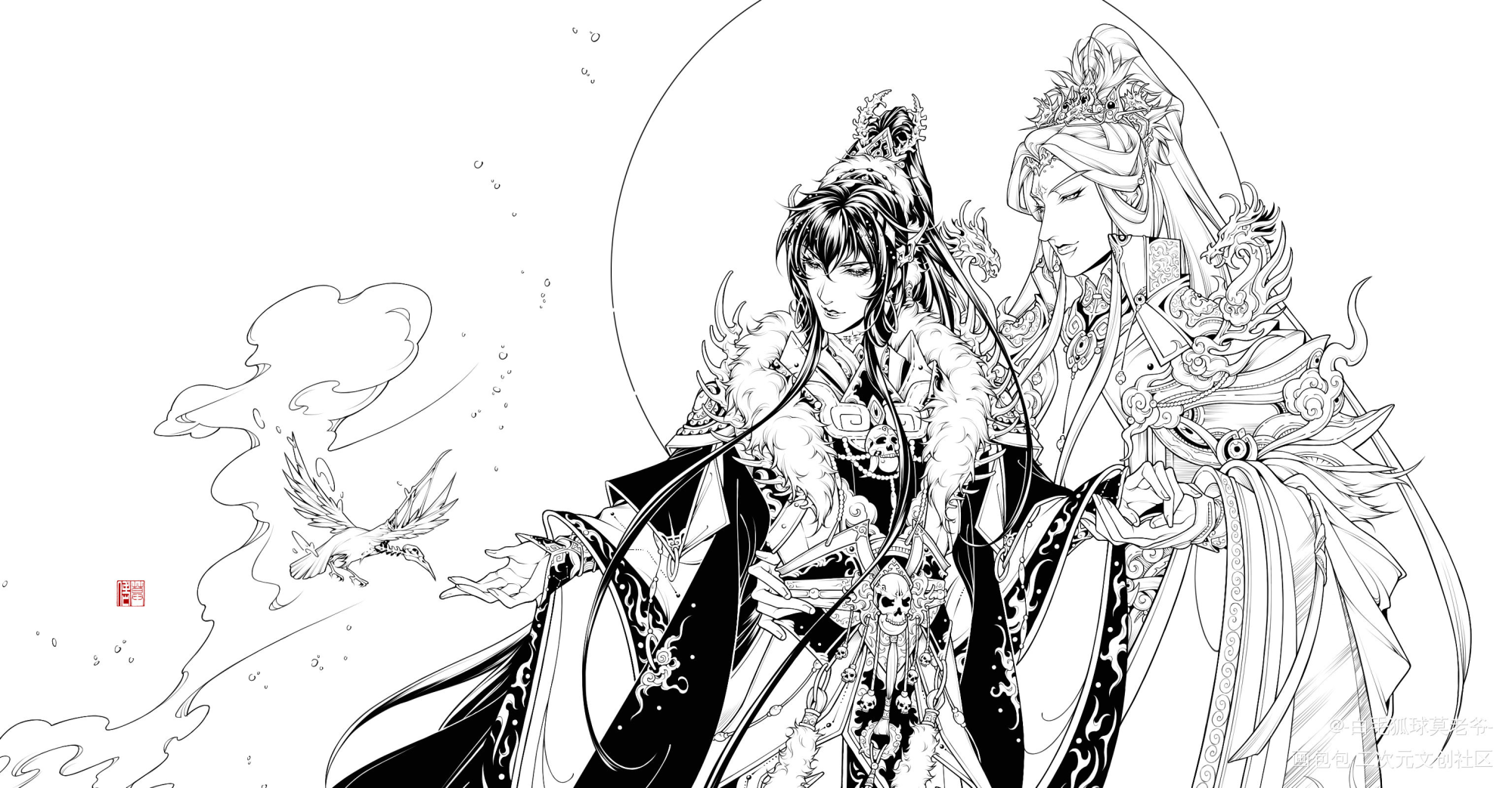 【原创系列】命途_平涂我要上首推插画原创设计原创oc绘画作品
